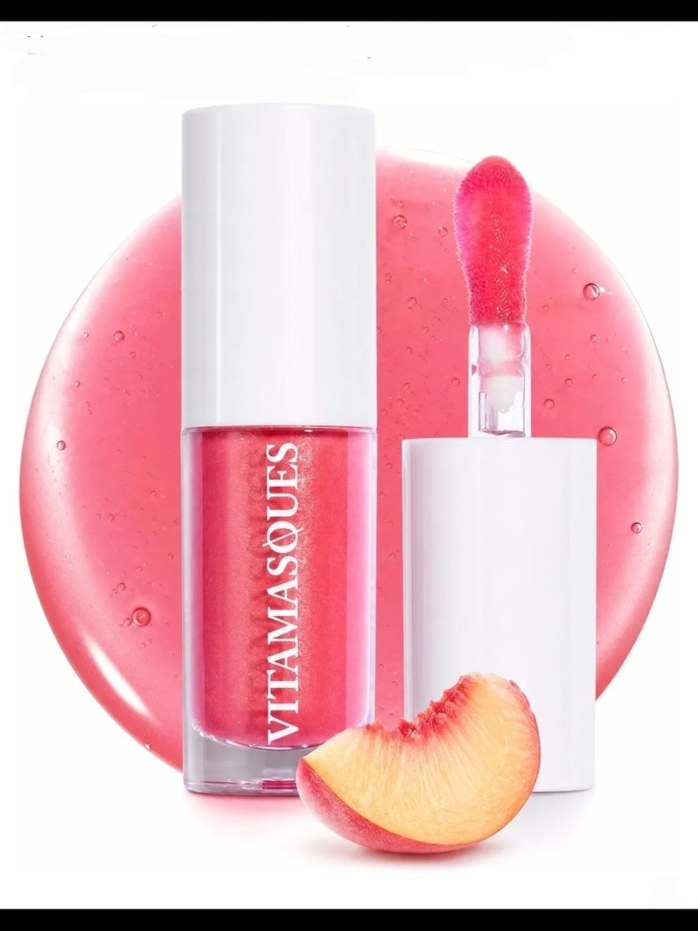 Vitamasques Korean Glow Lip Oil - Peach Glaze BNIB